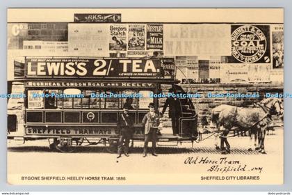 R786793 Bygone Sheffield Heeley Horse Tram Old Horse Tram Sheffield City Librari