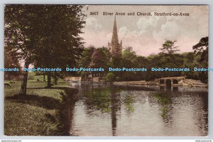 R814998 Stratford on Avon River Avon and Church