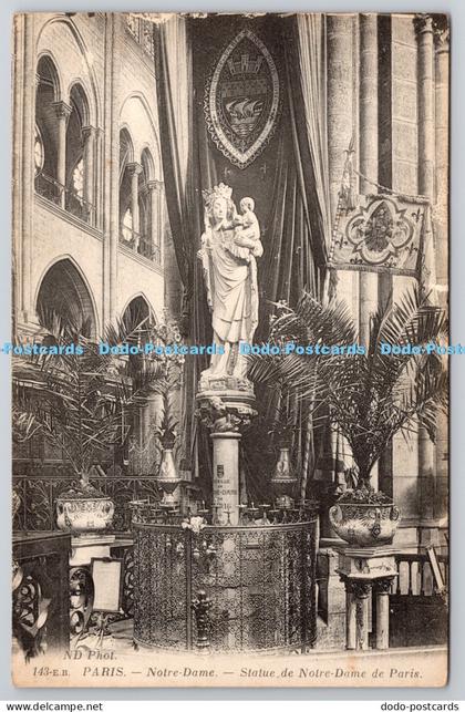 R815952 Paris Notre Dame Statue de Notre Damede Paris ND Phot