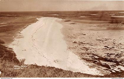 uk41094 shell beach herm real photo  uk