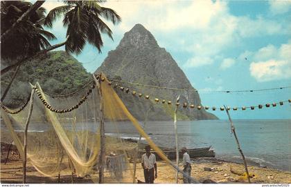 uk41799 petit piton st lucia west indies caribbean