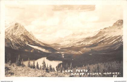 US6288 lake peyto banff jasper highway real photo canada