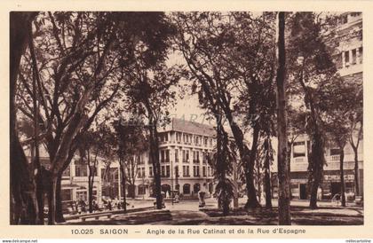 VIETNAM - Saigon - Angle de la Rue Catinat et Rue d'Espagne