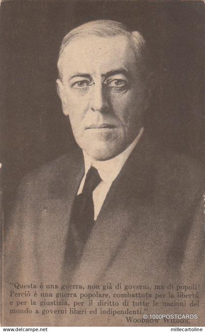 * WWI - Italy & United States - Woodrow Wilson