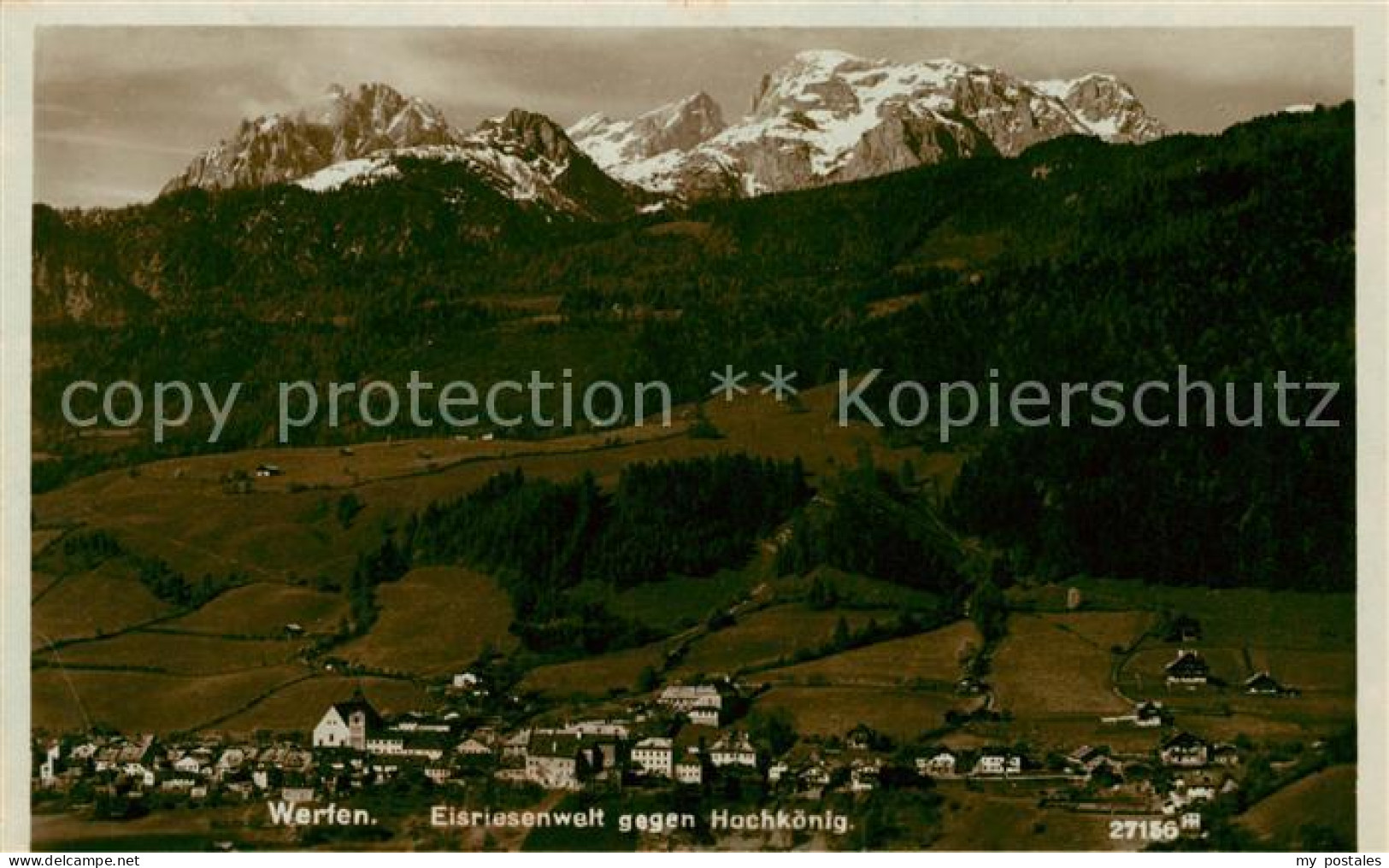 Werfen Salzburg Eisriesenwelt mit Hochkoenig