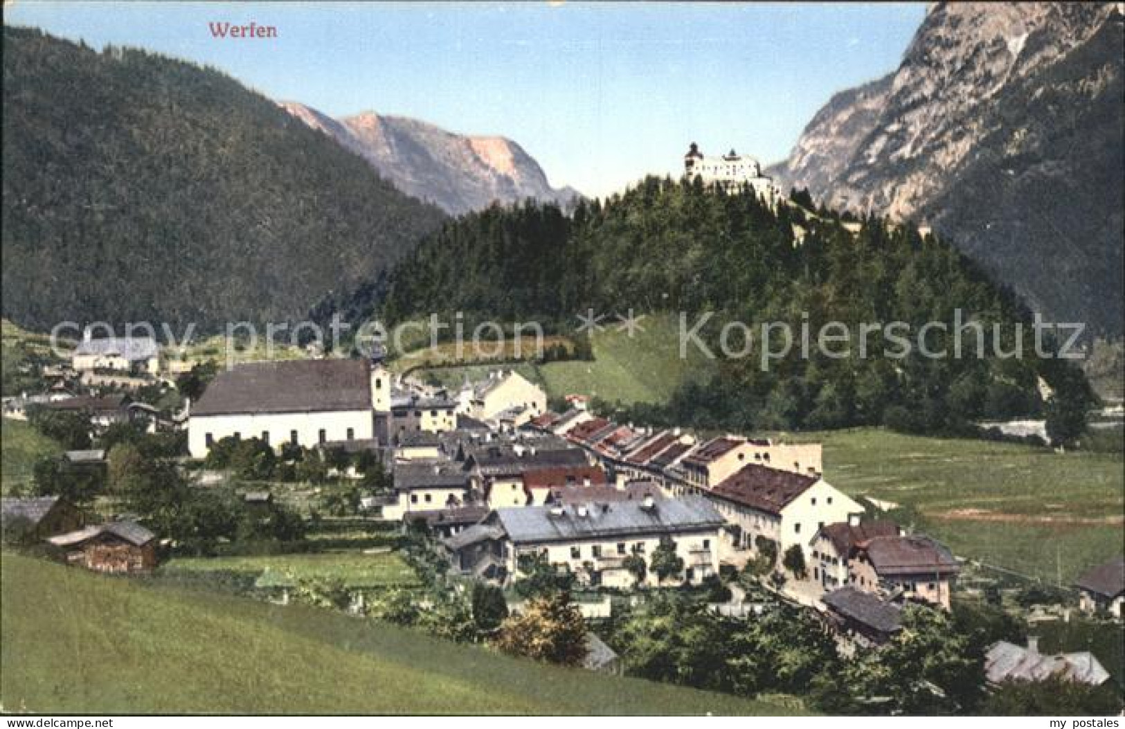 Werfen Salzburg Ortsansicht