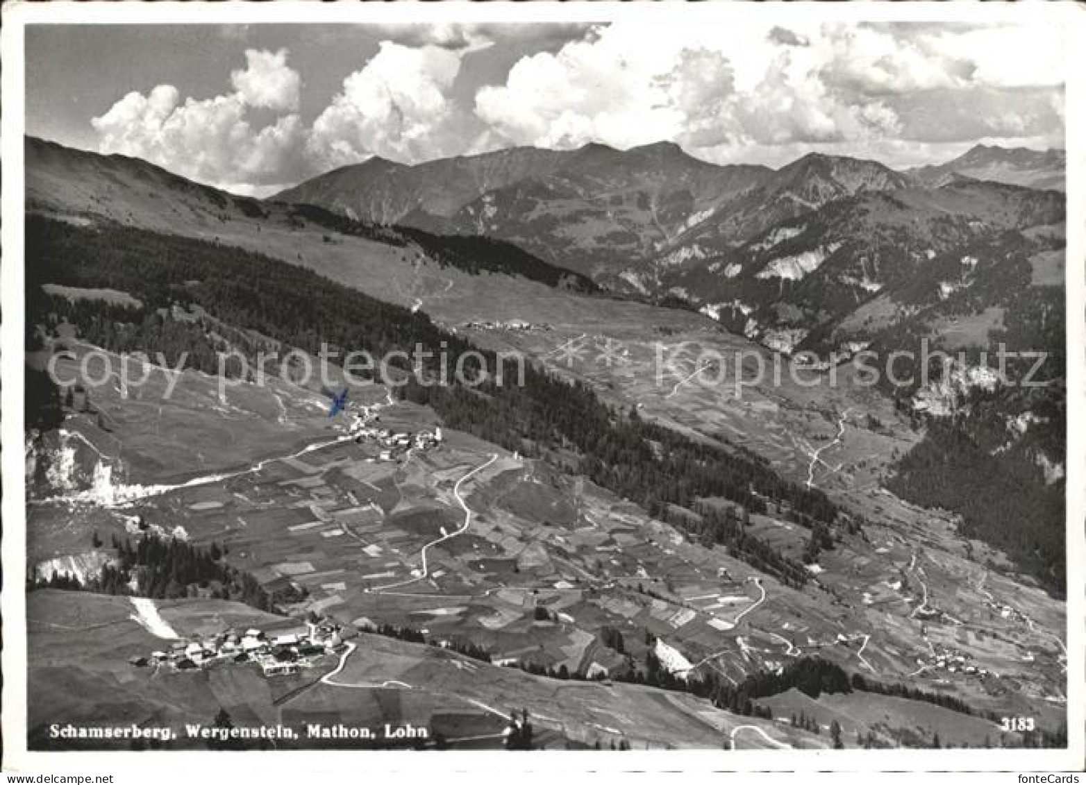 Wergenstein GR Schamserberg Mathon Lohn