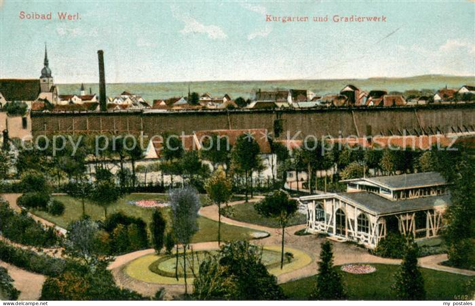 Werl Westfalen Kurgarten und Gradierwerk