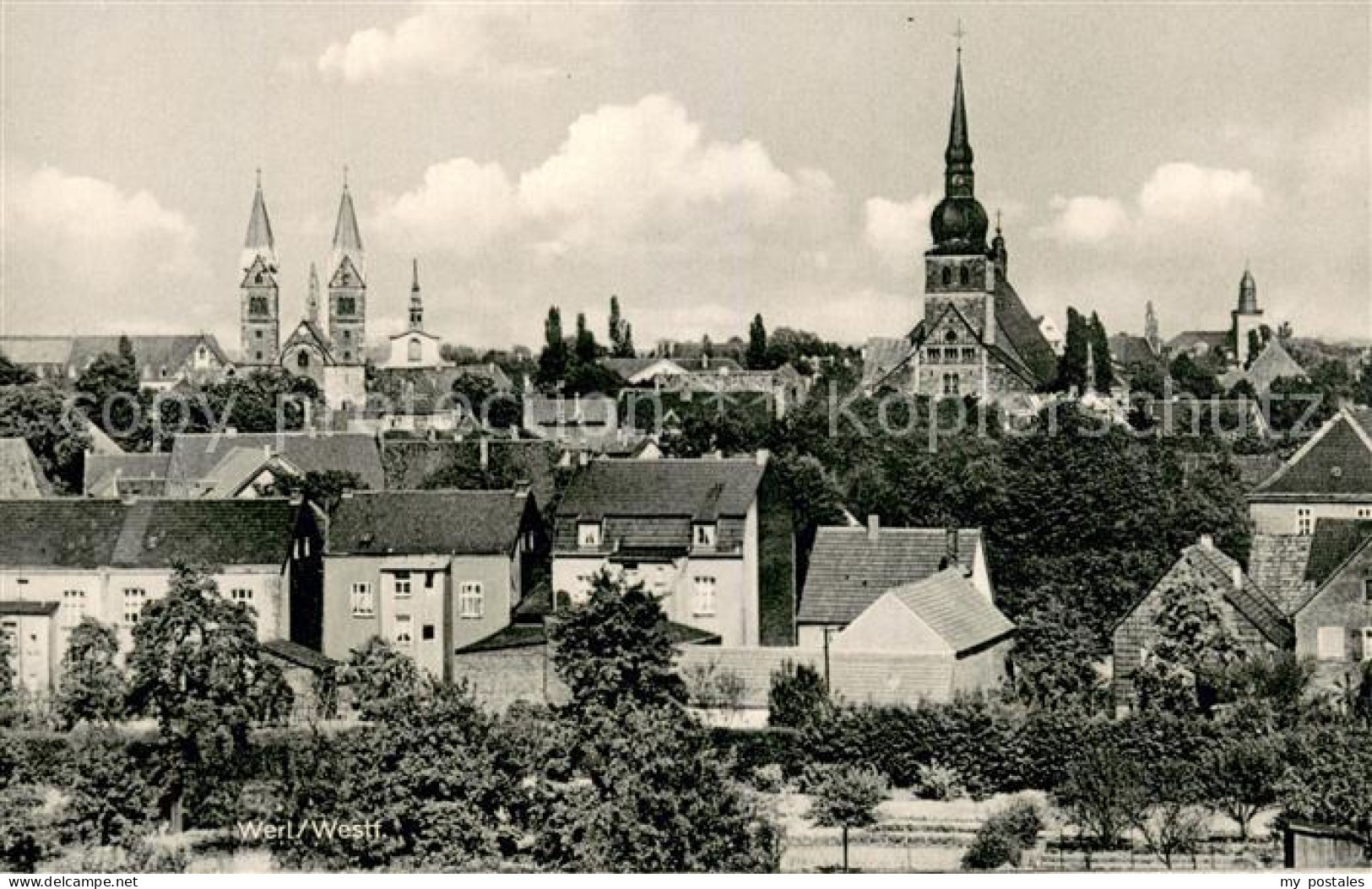 Werl Westfalen Ortsansicht