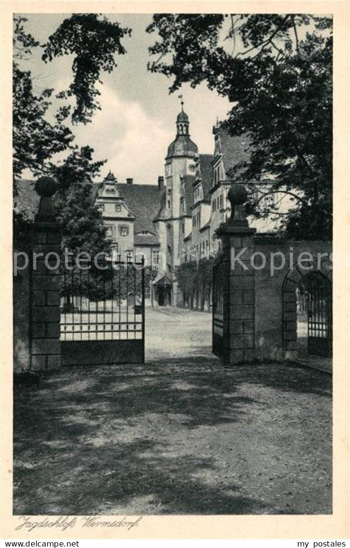 Wermsdorf Eingangstor zum Jagdschloss