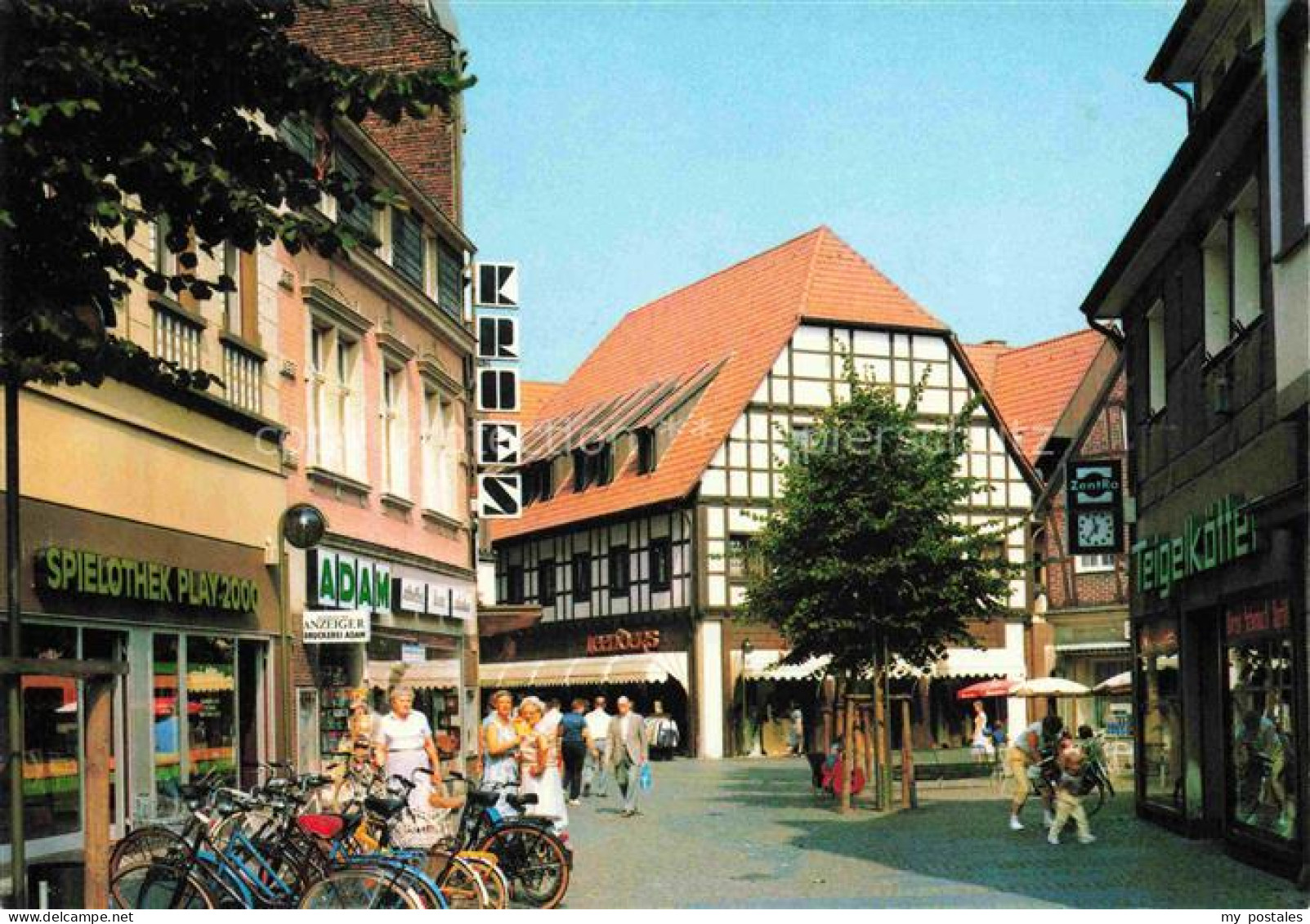 Werne  Lippe Muenster Westfalen Bonenstrasse Fussgaengerzone Zentrum