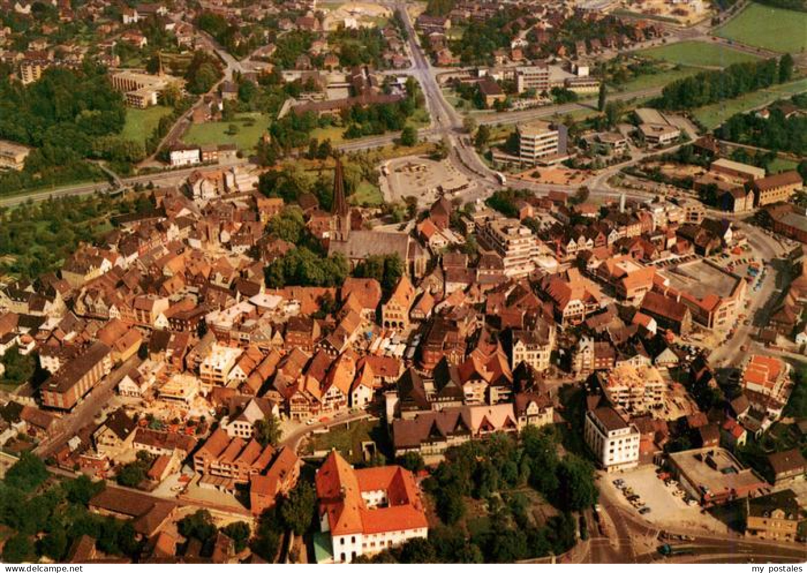 Werne  Lippe Muenster Westfalen Fliegeraufnahme