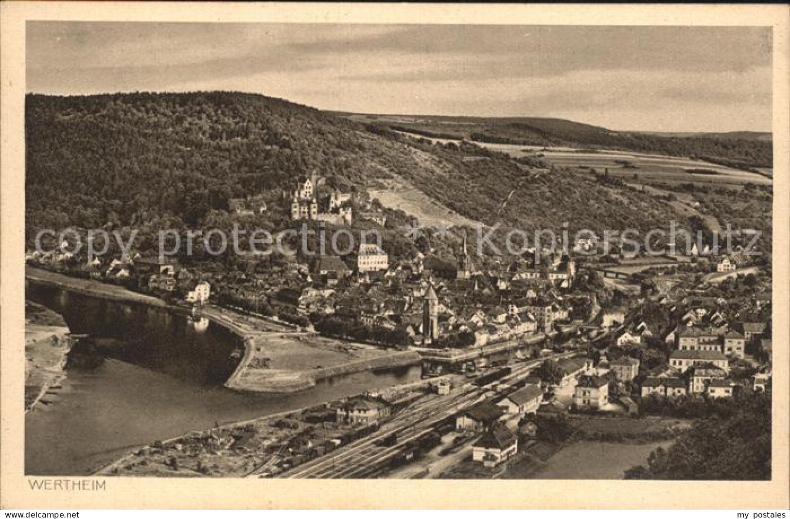 Wertheim Main Wertheim vom Wartberg