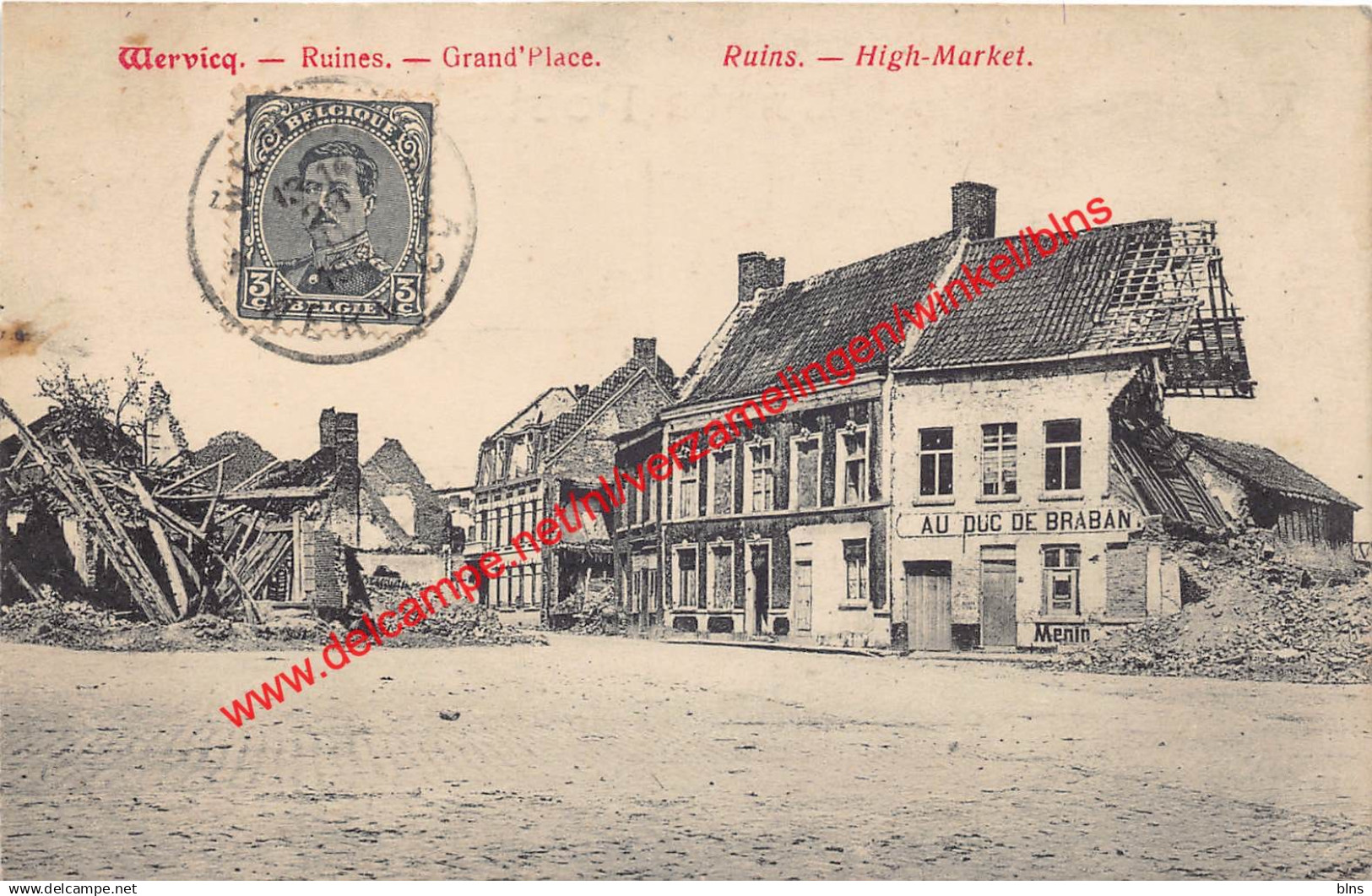 Wervicq - Ruines - Grand'Place Au Duc de Brabant - Ruins - High-Market - Wervik