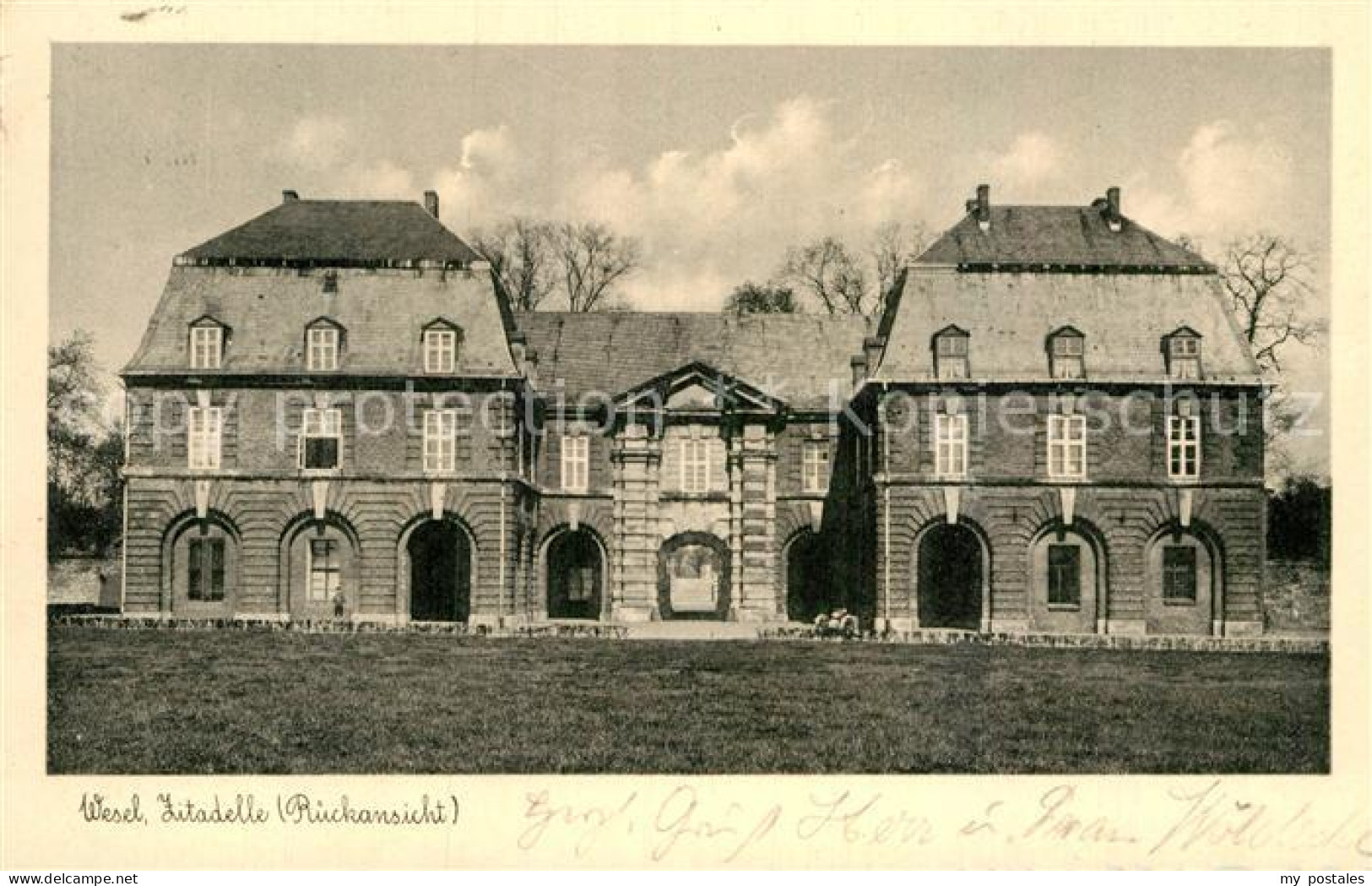 Wesel Rhein Ritadelle Rueckansicht