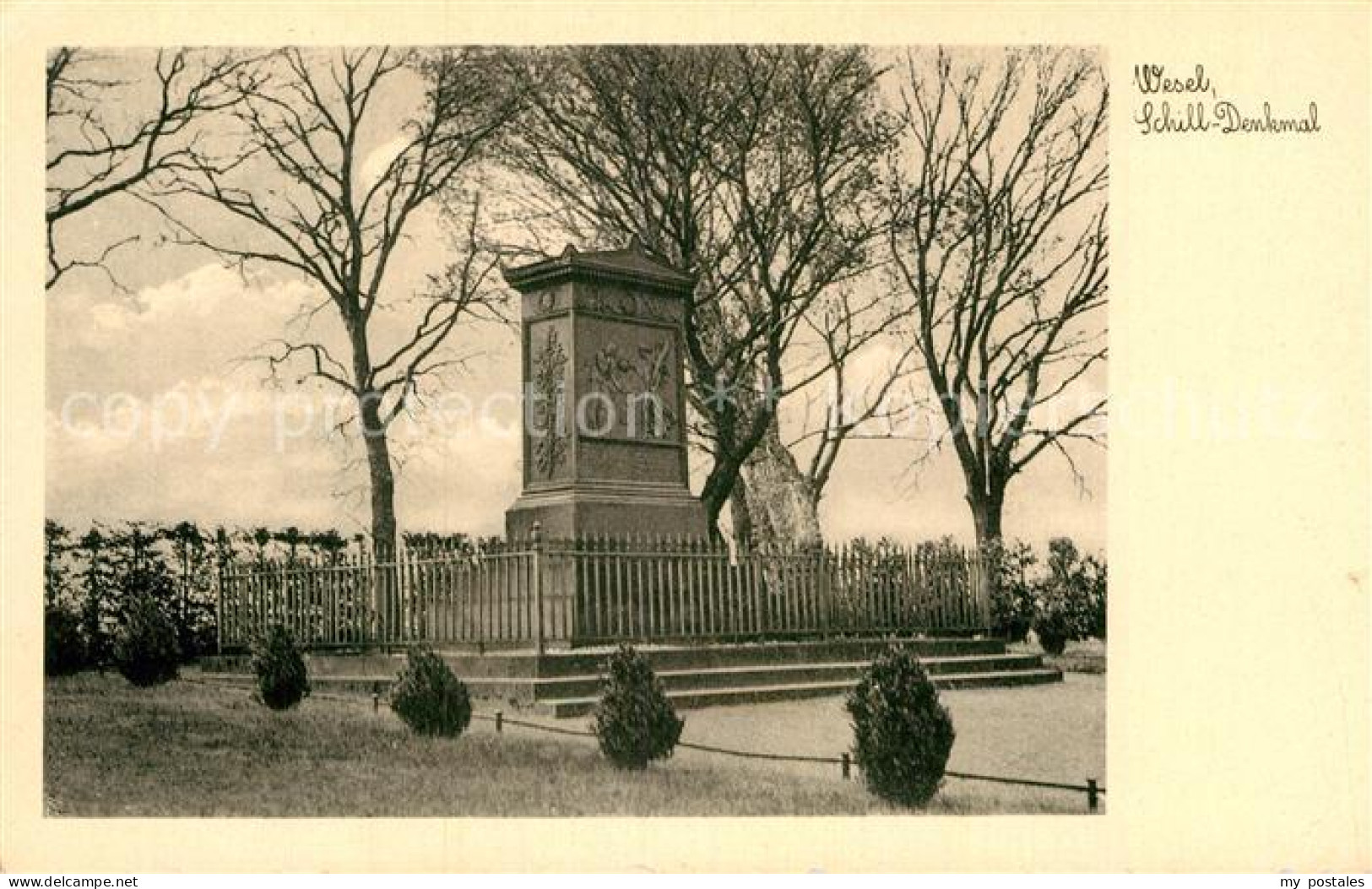 Wesel Rhein Schill Denkmal