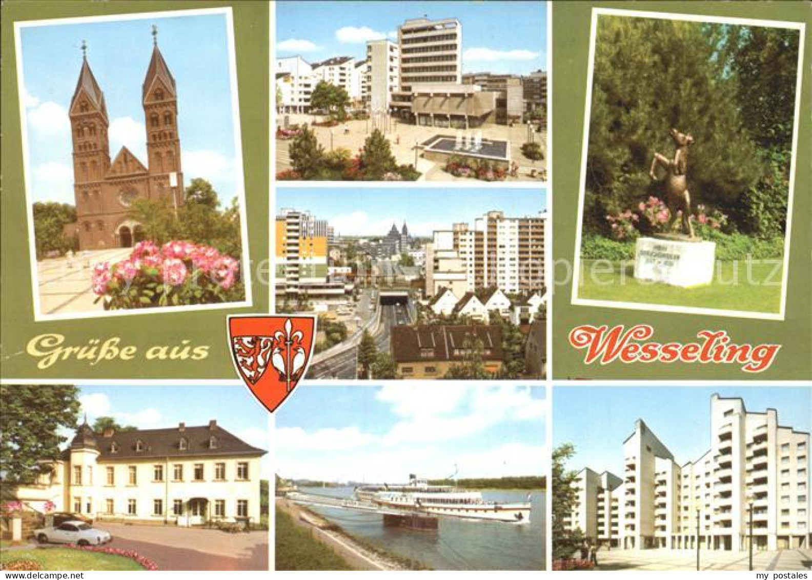 Wesseling Dampfer Kirche Denkmal