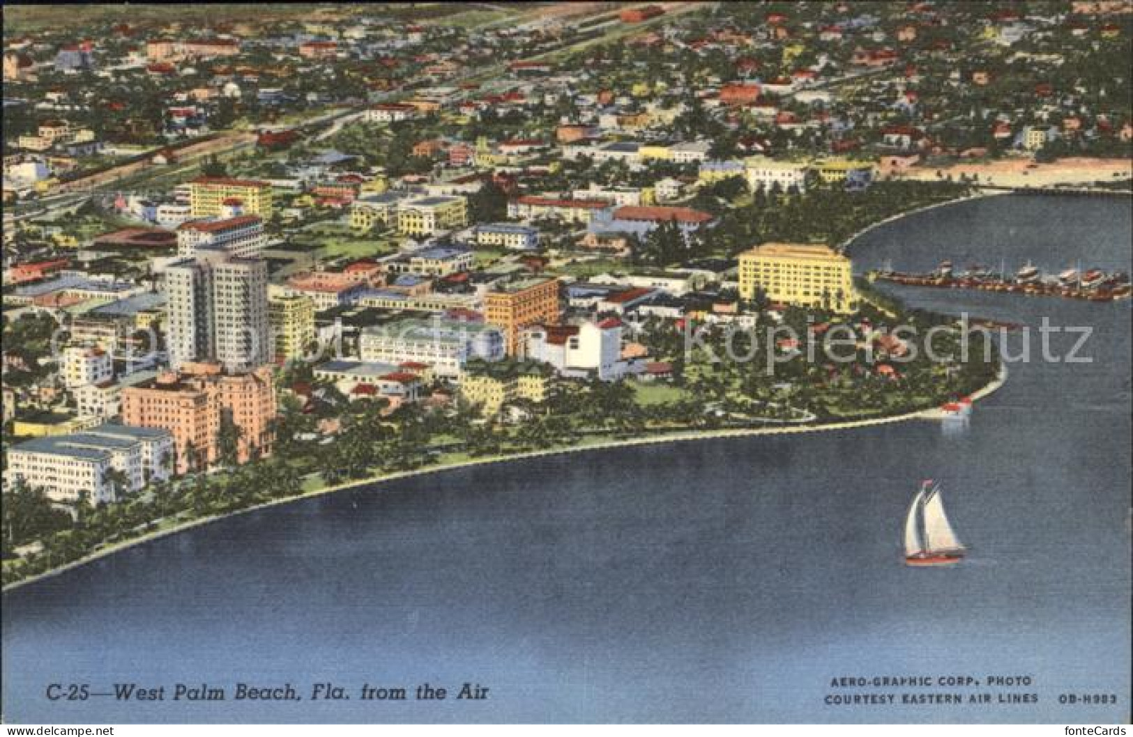 West Palm Beach from the air