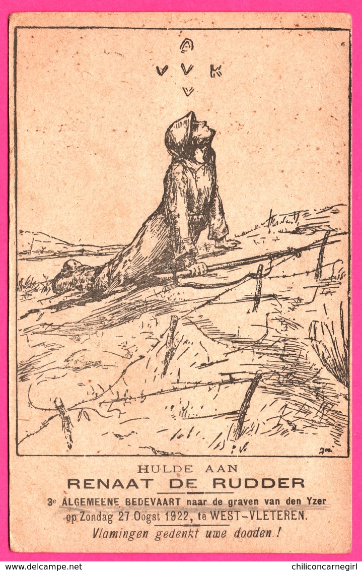 West Vleteren - Hulde aan Renaat de Rudder - Soldat - Hommage - Zondag 1922