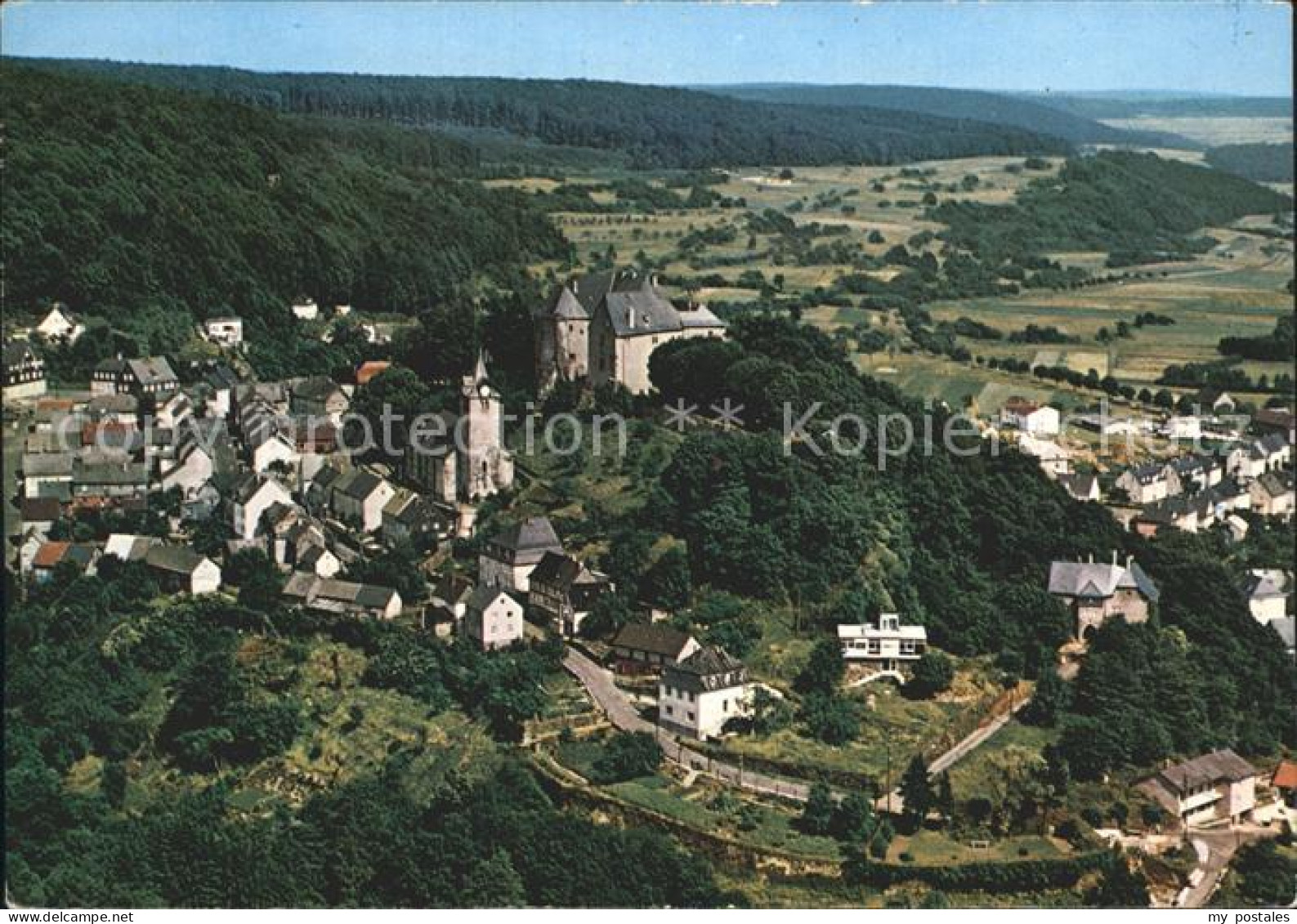 Westerburg Westerwald Fliegeraufnahme Schloss