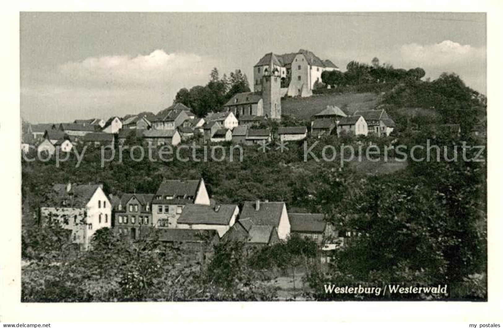 Westerburg Westerwald Panorama Schloss