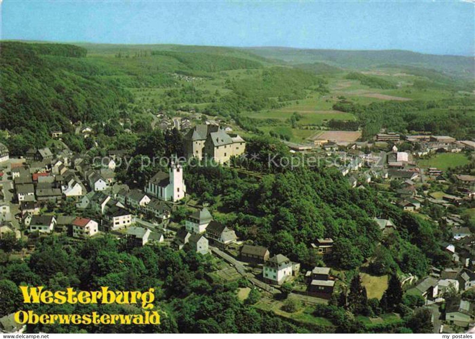 Westerburg  Westerwald Rheinland-Pfalz Fliegeraufnahme