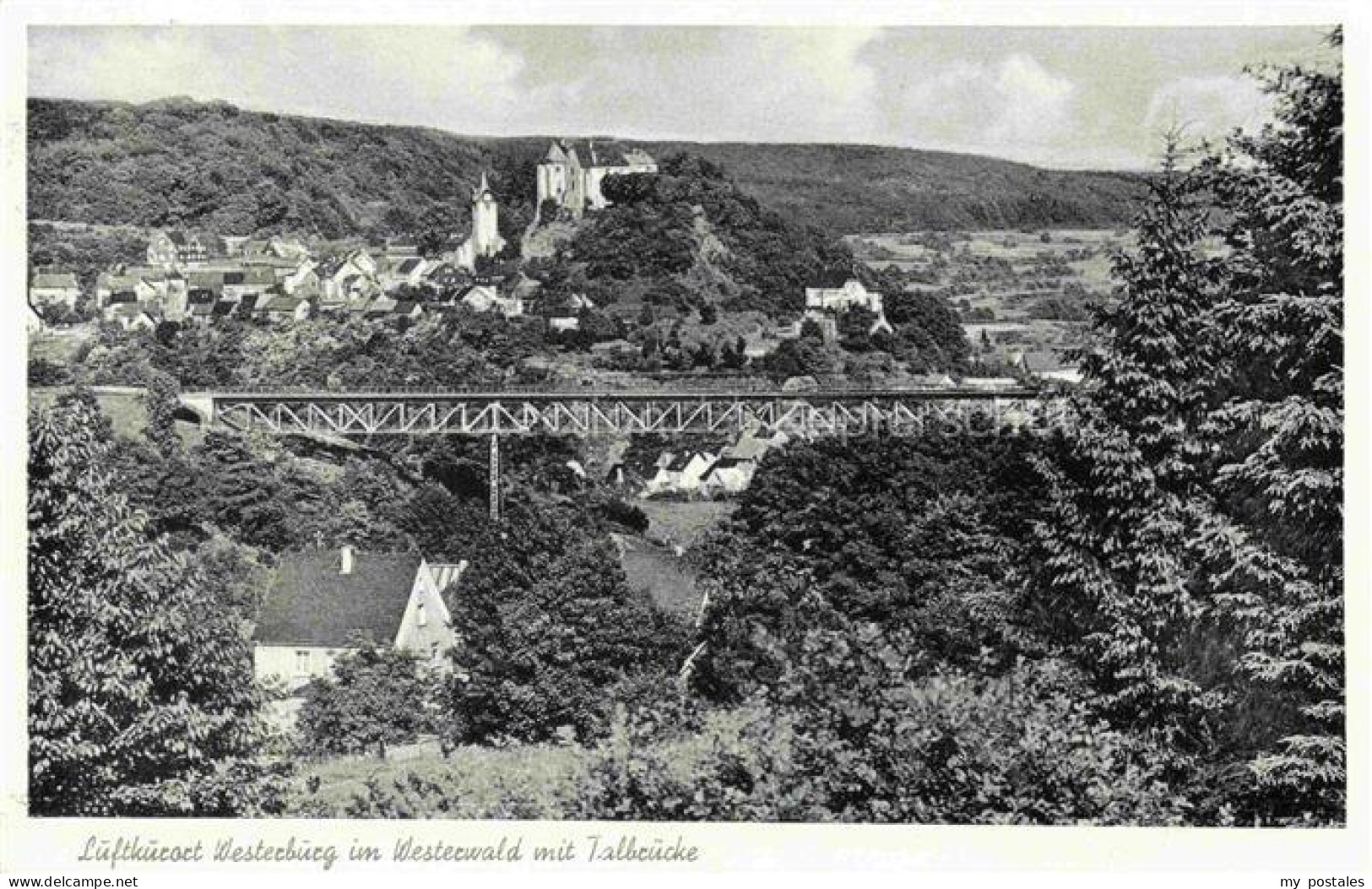 Westerburg  Westerwald Rheinland-Pfalz mit Talbruecke