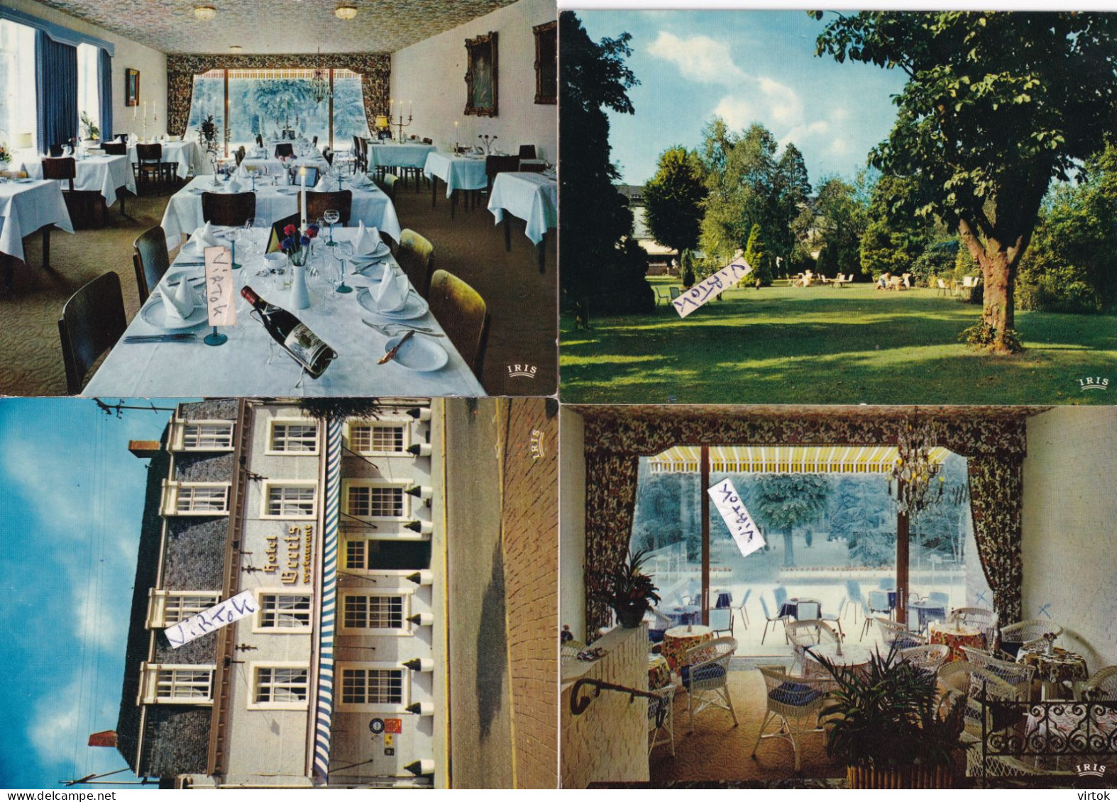 Westerlo :  Hotel Geerts  restaurant   (  4  kaarten )