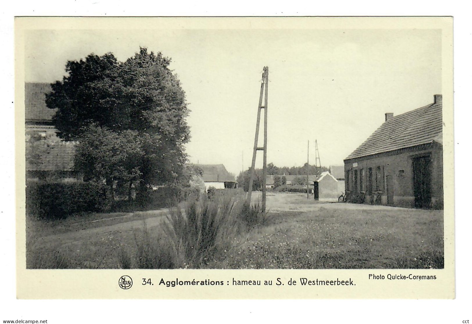 Westmeerbeek Hulshout   Agglomérations : hameau au S de Westmeerbeek