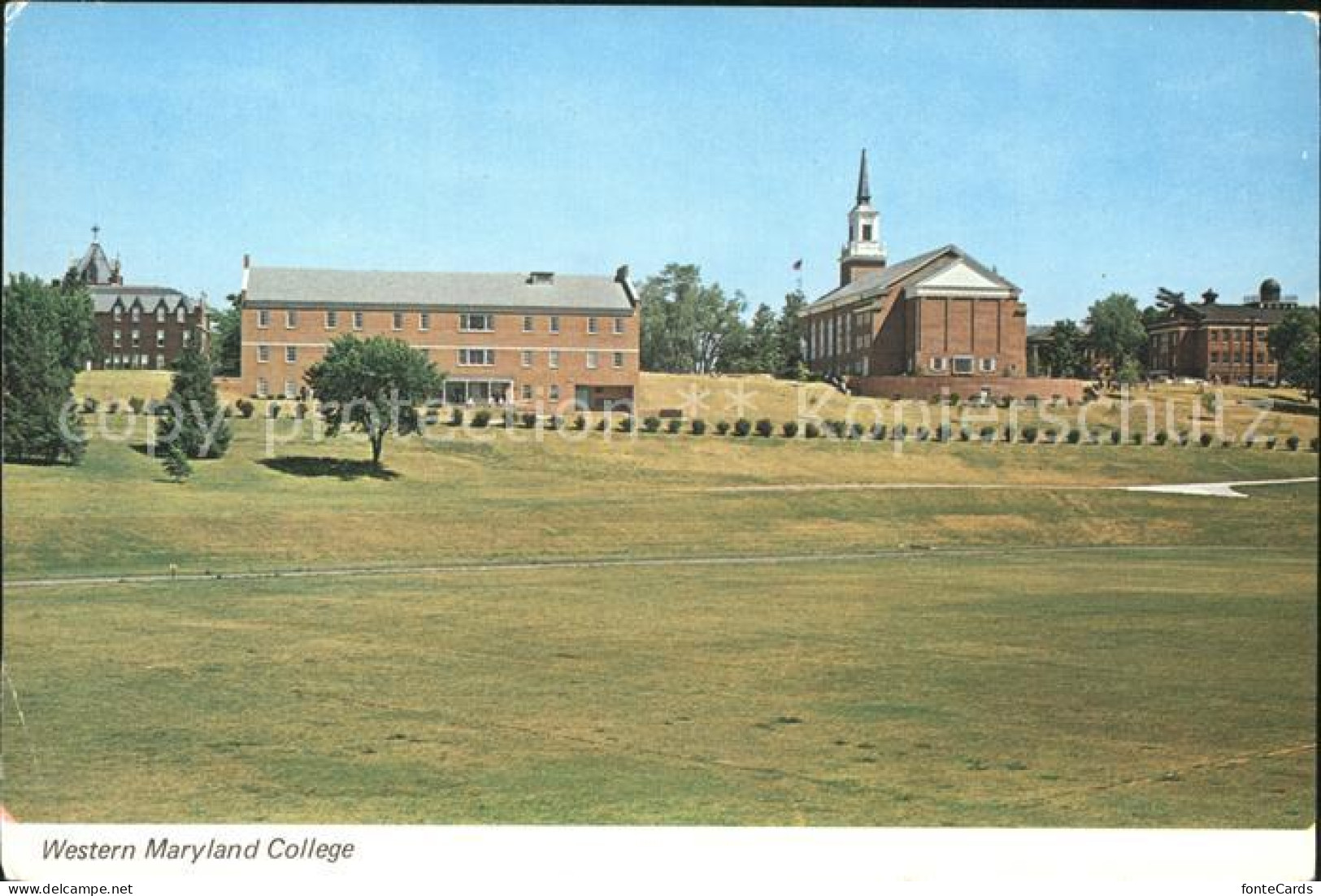 Westminster Maryland Western Maryland College