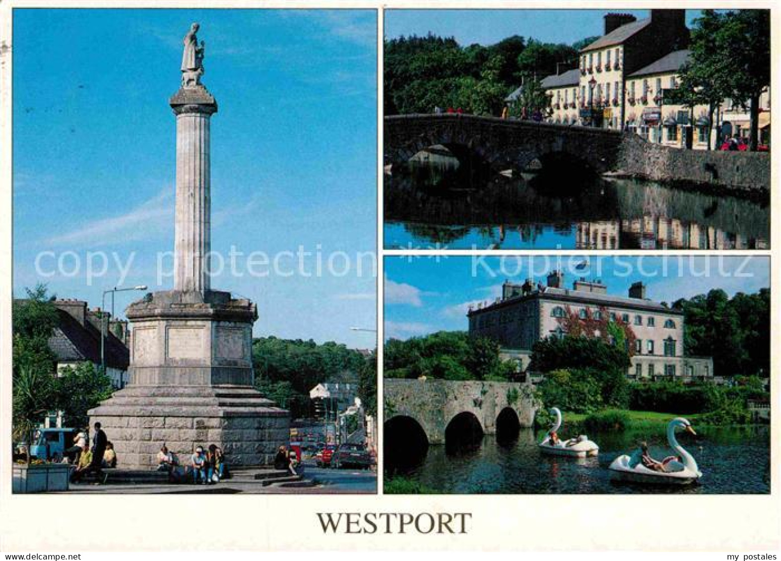 Westport Mayo Flusspartien Saeule