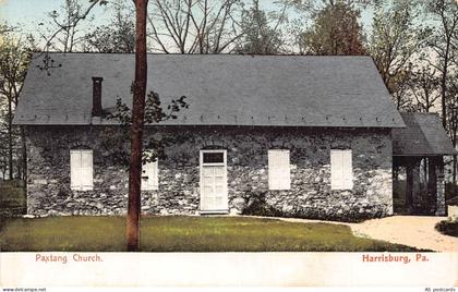 C158 Pennsylvania Harrisburg  Paxtang Church vintage postcard