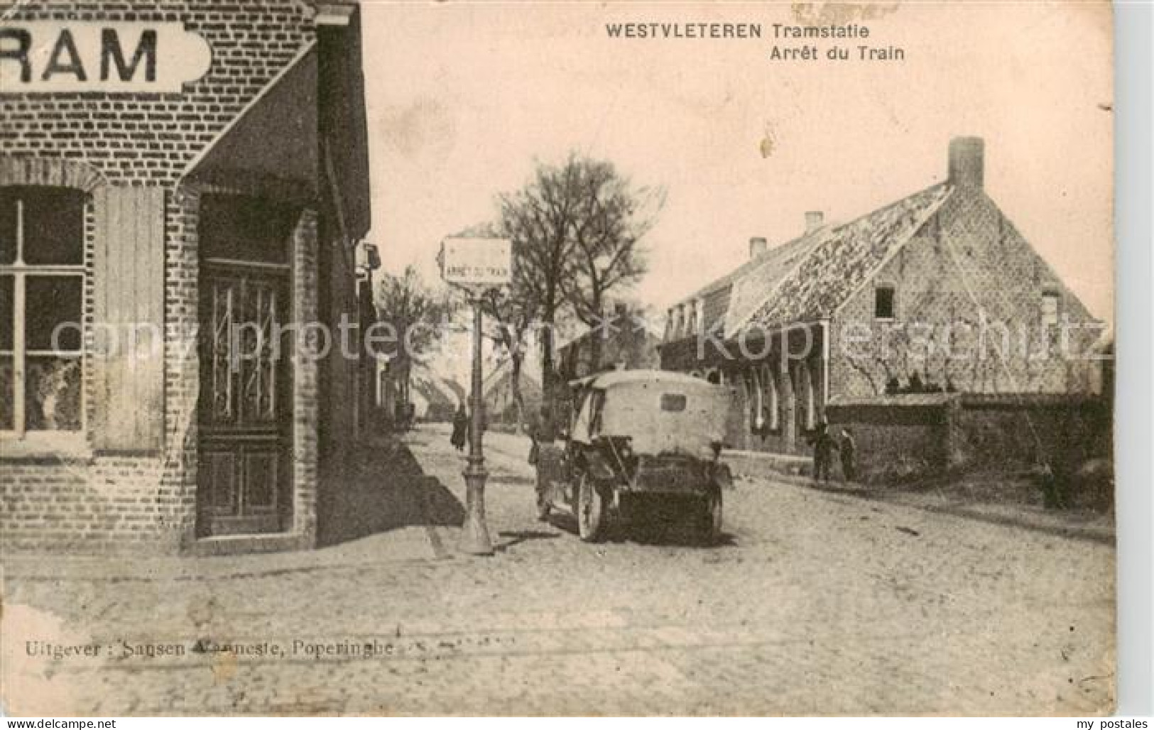 Westvleteren Vleteren Belgie Arrêt du Train