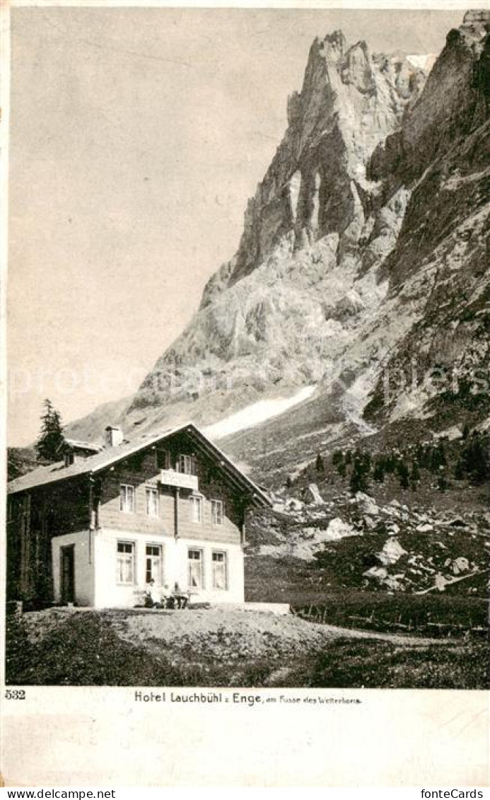 Wetterhorngruppe BE Hotel Lauchbuehl Enge