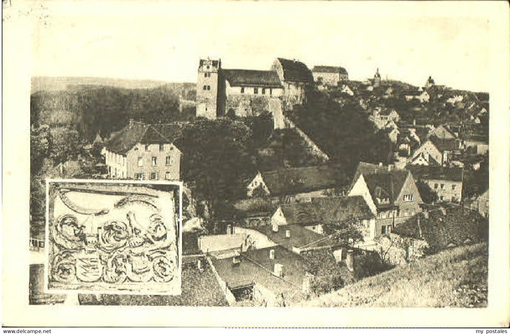 Wettin Wettin-Loebejuen Burg Wettin  x 1920