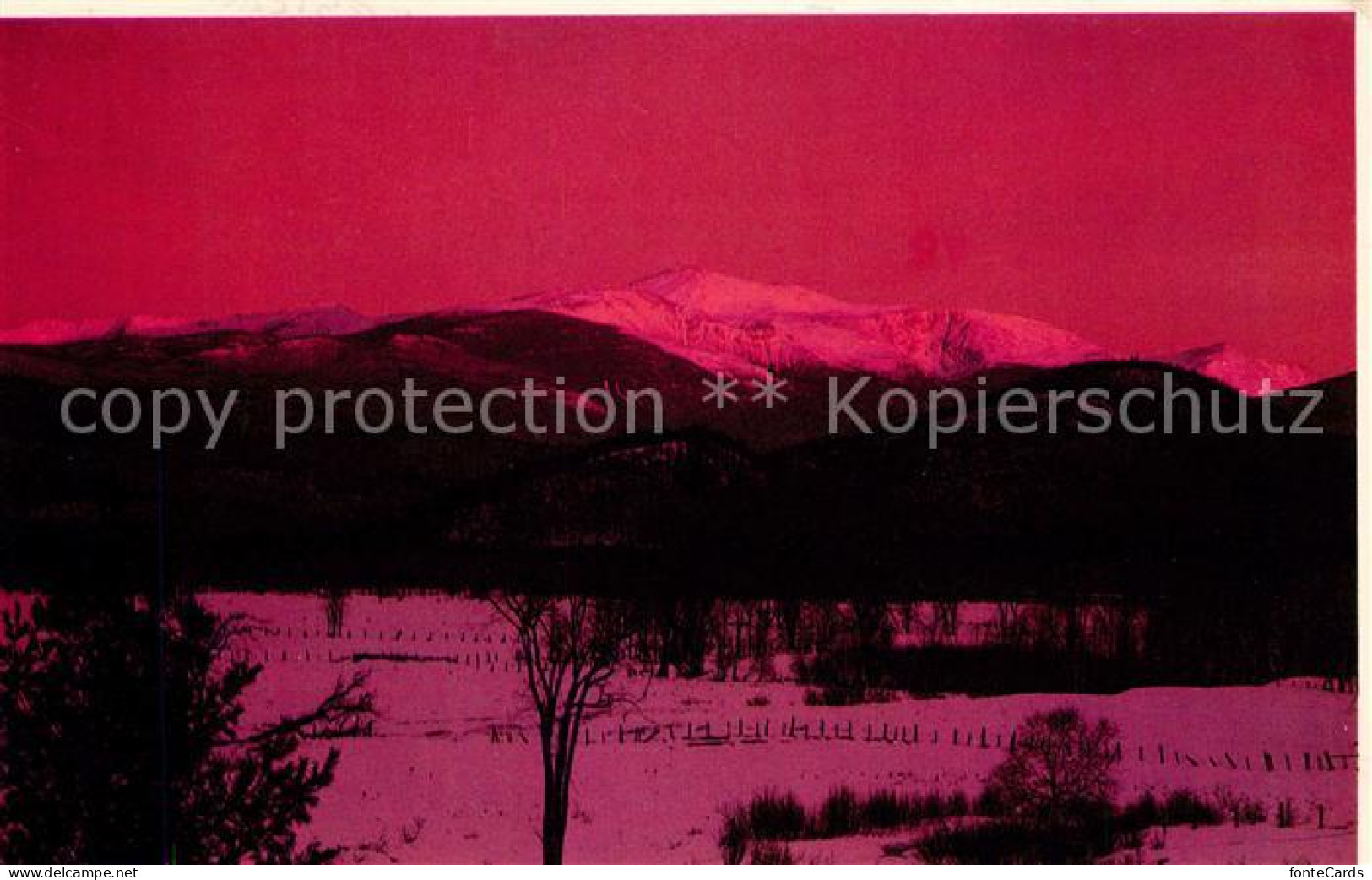 White Mountains New Hampshire Alpen Winter