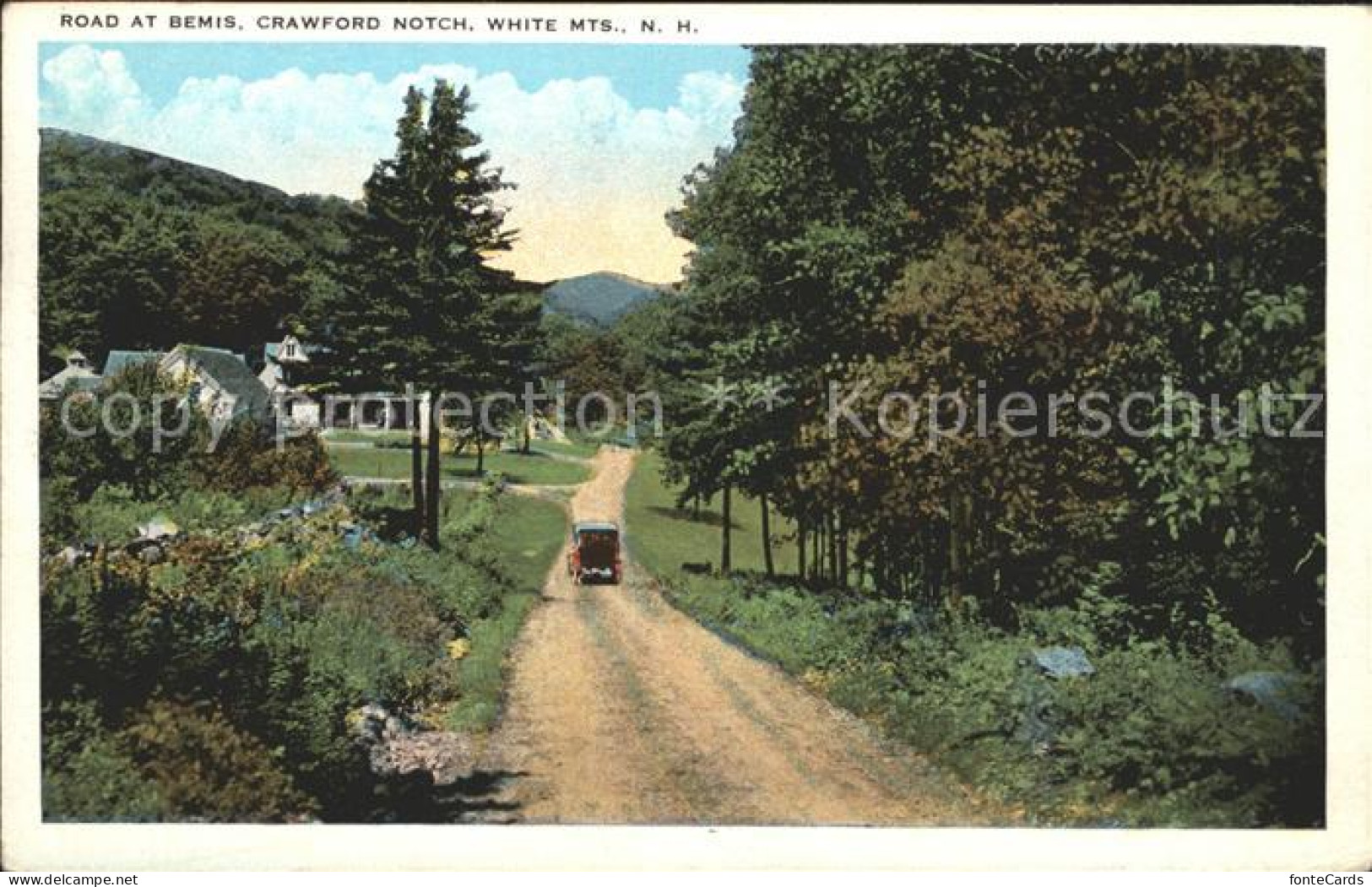 White Mountains New Hampshire Road Bemis Crawford Notch
