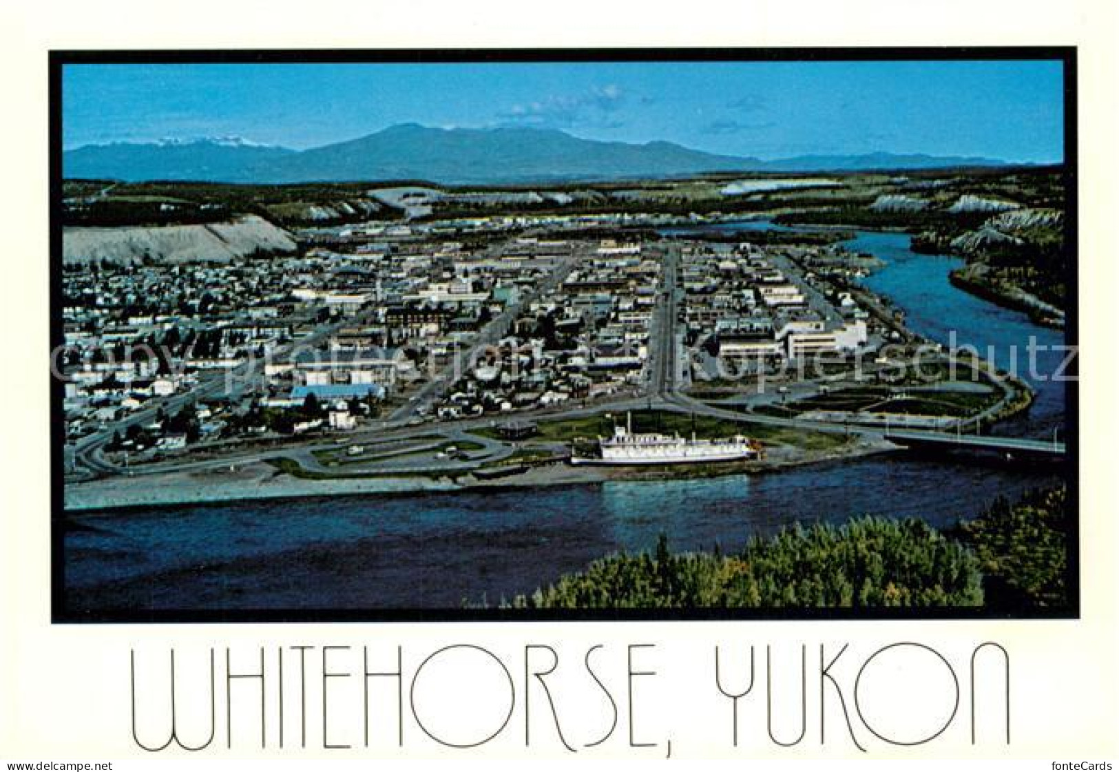 Whitehorse Yukon Territory Fliegeraufnahme