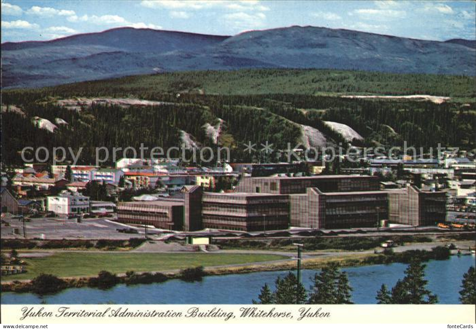 Whitehorse Yukon Territory Fliegeraufnahme Administration Building