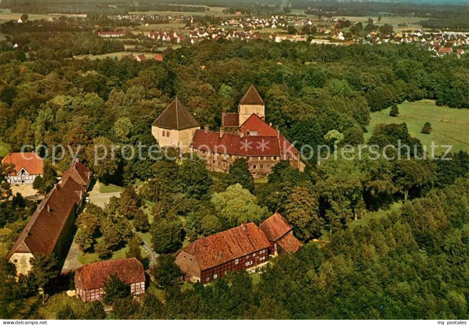 Wiedenbrueck Fliegeraufnahme Schloss Rheda