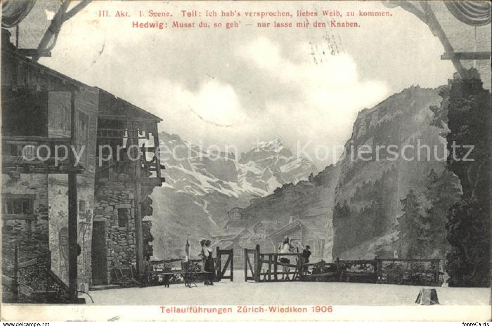 Wiedikon Tell Auffuehrungen