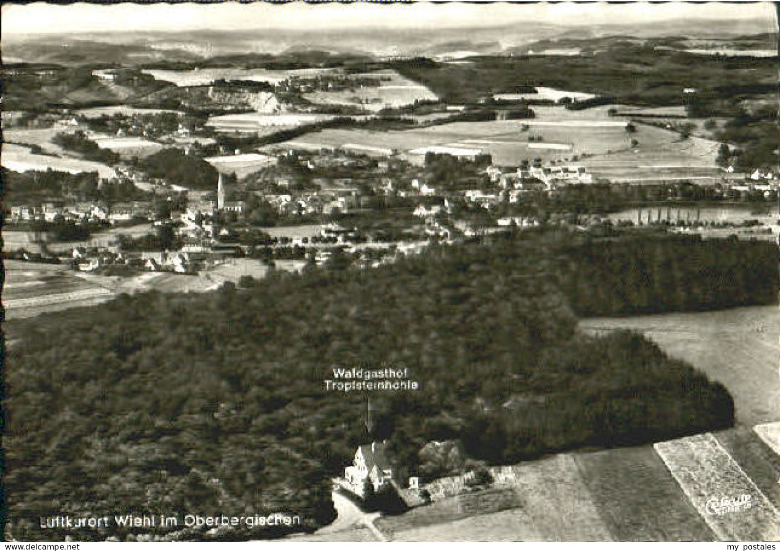 Wiehl Oberbergischer Kreis Wiehl Fliegeraufnahme