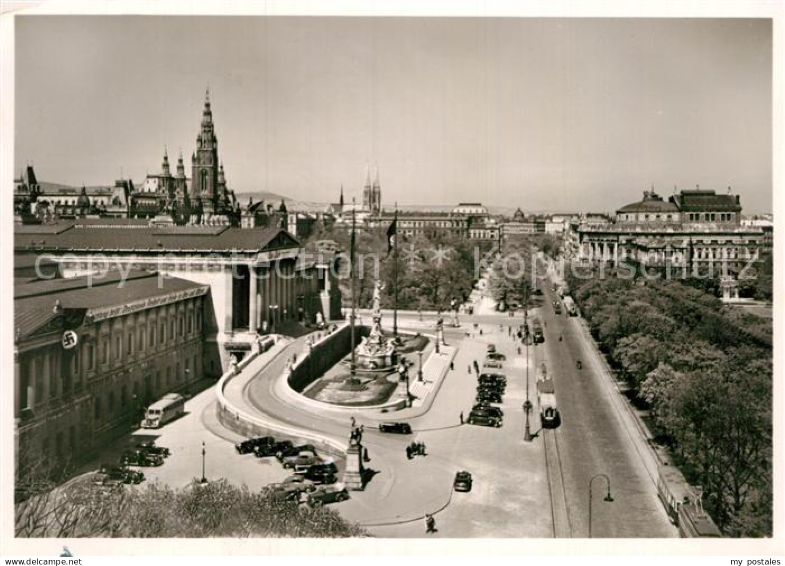 WIEN AT Ringstrasse mit Parlament