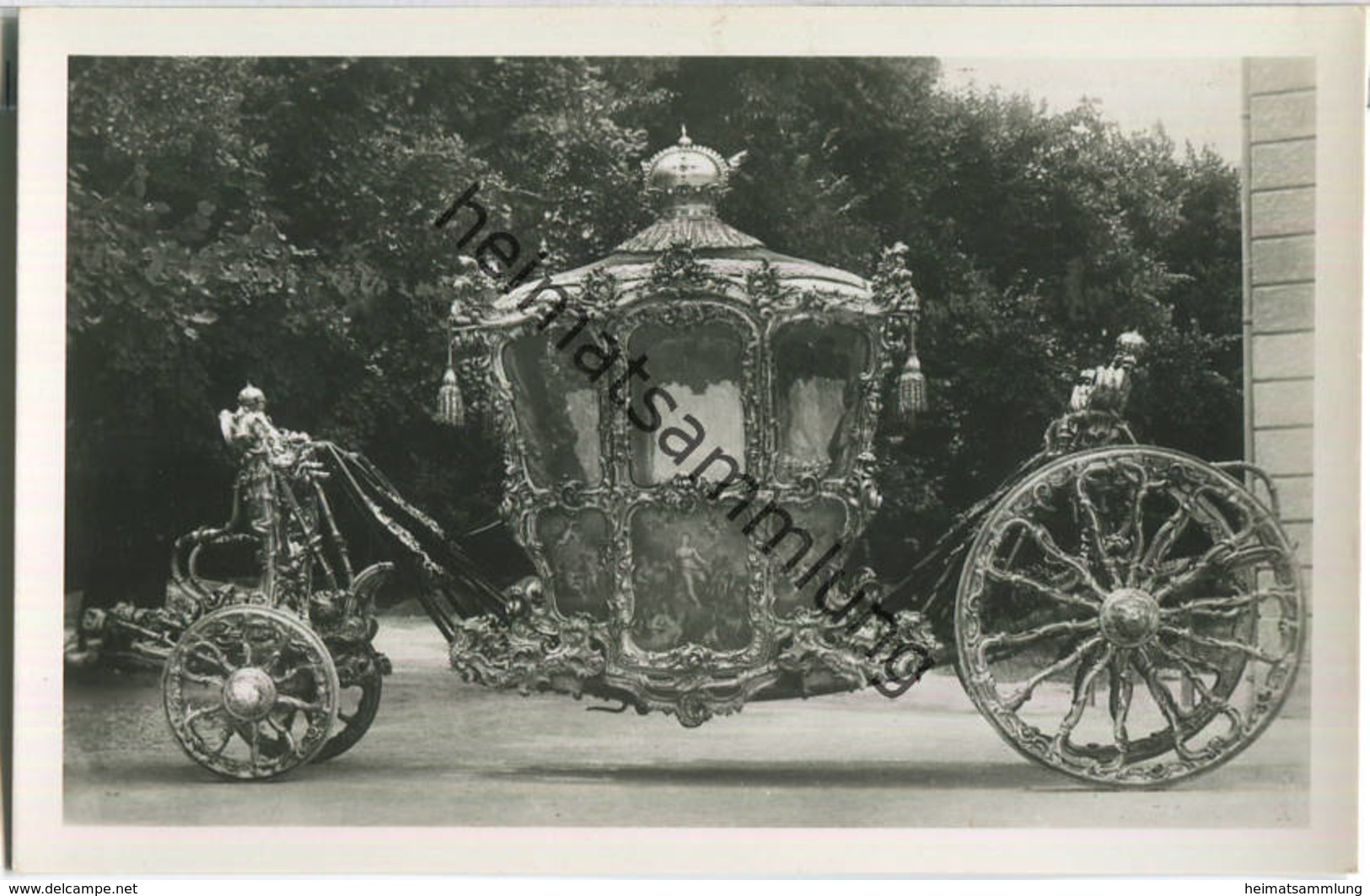 Wien - Schönbrunn - Krönungswagen - Foto-Ansichtskarte