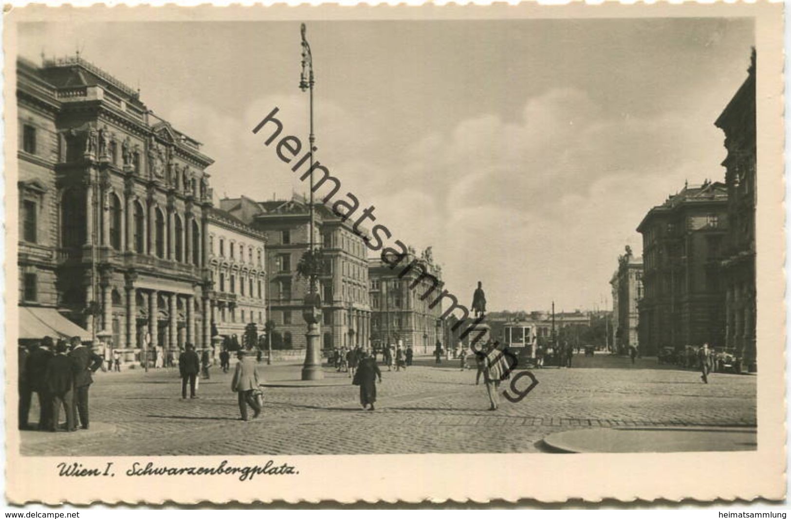 Wien - Schwarzenbergplatz - Foto-AK - Verlag W. Kobald Wien