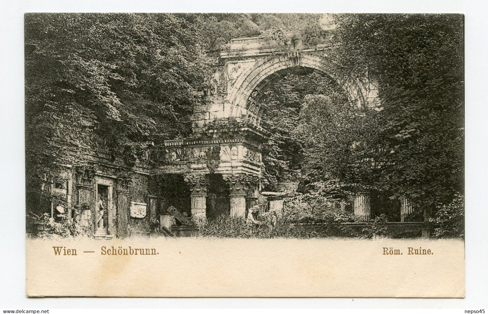 Wien.Vienne.Schönbrunn.Röm.Ruine.