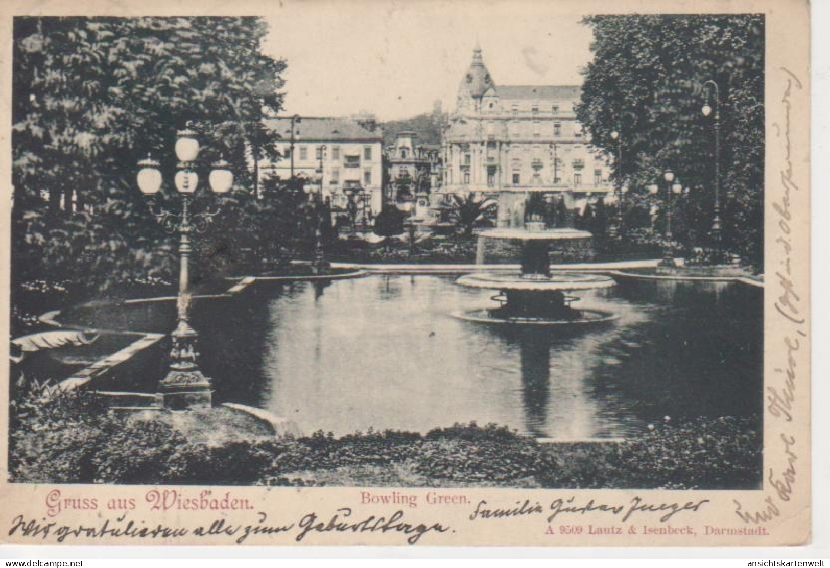 Wiesbaden Bowling Green gl1901 #64.261