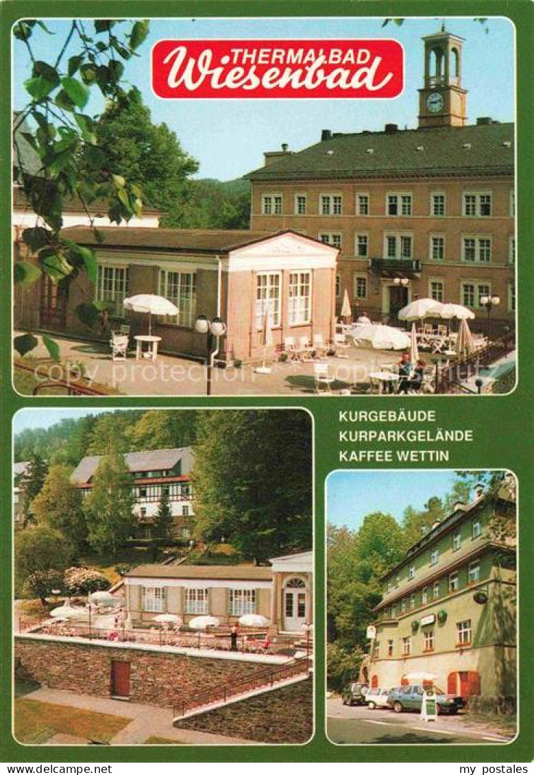 Wiesenbad Thermalbad Sachsen Kurgebaeude Kurparkgelaende Kaffee Wettin