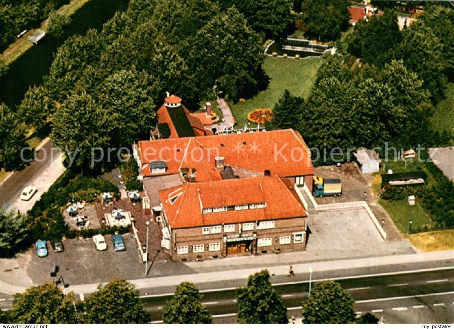 Wiesmoor Aurich Niedersachsen Hotel Torfkrug Fliegeraufnahme