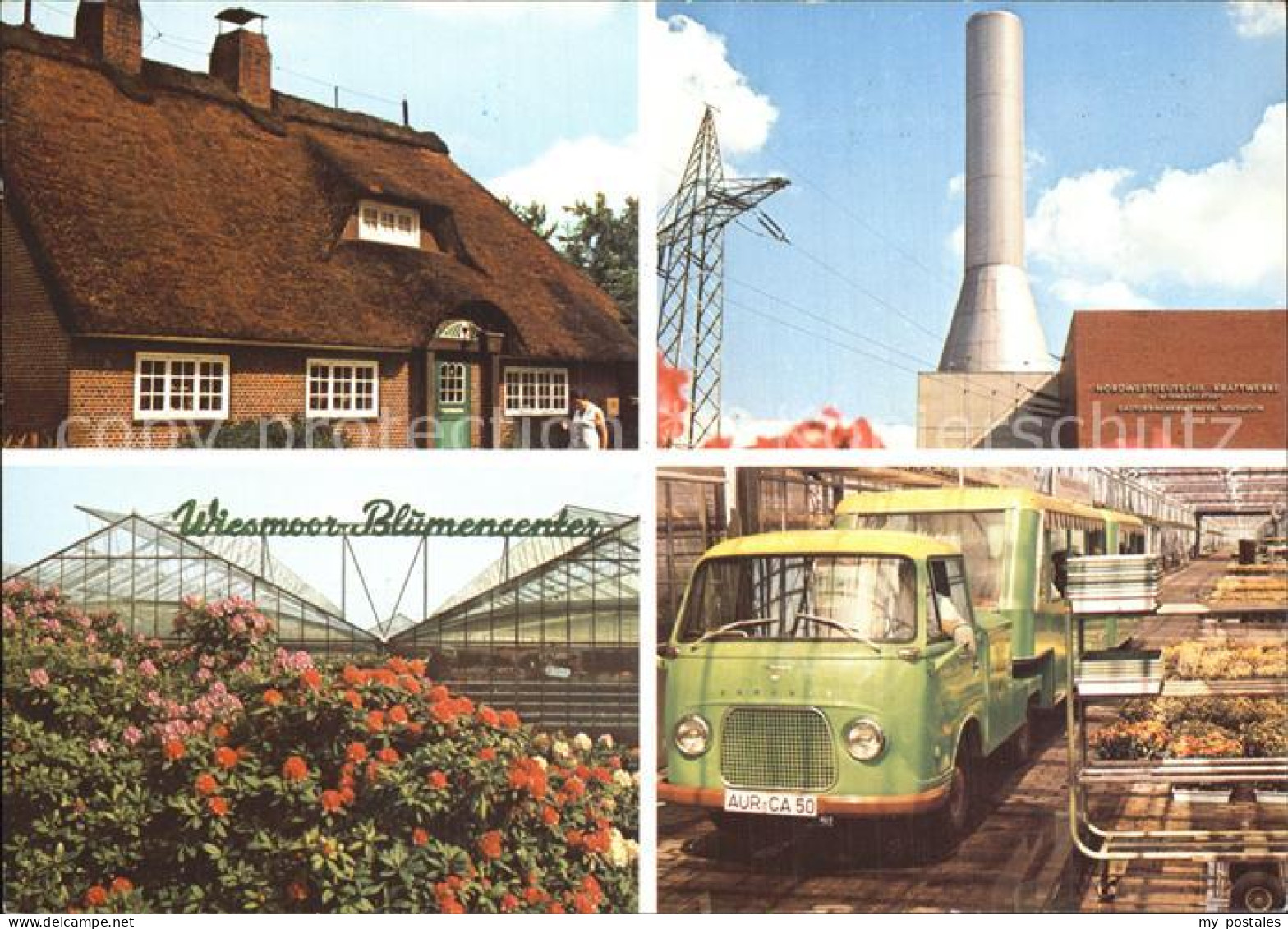 Wiesmoor Blauer Fasan Gasturbinenkraftwerk Blumencenter Gaertnerei